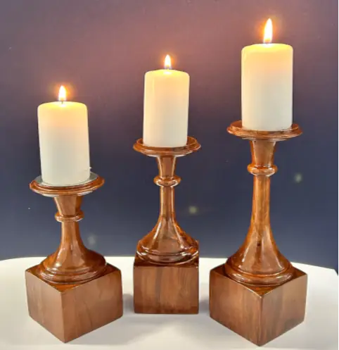 Three Candlestands Set - Matching Collection